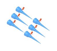 Abaodam 6 pièces Dispositif Arrosage Automatique avec Pression Goutteur Réglable pour Plantes Système Irrigation Goutte à Goutte pour Bouteilles Usage Intérieur et Couleur Aléatoire