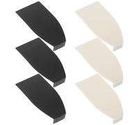 Abaodam 6 pièces Embouts Archets Plastique pour Contrebasse Kit de Réparation Accessoires Archets pour Violoniste Noir et Blanc