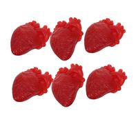 Abaodam 6 Pièces Faux Cœurs Sanglants pour Pranks et Fêtes Décors Effrayants pour Ambiance Terrifiante Intérieur