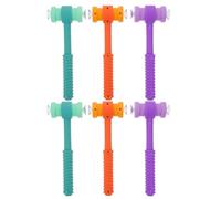 Abaodam 6 Pièces Mallet Suction Cup Hammer Set Portable Pounding Game with Stable Base for Early Learning Reaction Training at Home and Classroom