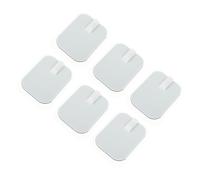 Abaodam 6 pièces Pads Électrodes Autocollants Carrés Gel Conducteur pour Électrostimulation Adhérence Forte pour Thérapie à Domicile