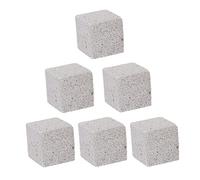 Abaodam 6 pièces Pierre à Mâcher pour Hamster et Petits Animaux Calcium Naturel pour Dents Lot de Adapté à Lapins Chinchillas et Rats