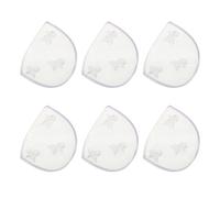 Abaodam 6 Pièces Poignée Arc en Plastique Transparent pour Porte Vitrée de | Remplacement Facile, Prise Confortable, Style Moderne Minimaliste pour Meuble Réfrigéré Commercial et Présentoir de Comptoir