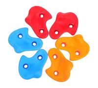 Abaodam 6 Pièces Prises Escalade Épaisses pour Garçon Fille Supports Muraux Colorés pour Intérieur et Extérieur Résistants et Stables Kit de Blocs Escalade pour Aire de Jeux