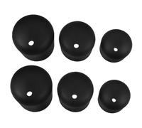 Abaodam 6 Pièces Silicone Fishing Rod Butt Covers Wear-resistant Rod Tail Protectors Dustproof Rear End Caps For Various Models Easy Installation Fishing Accessories