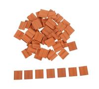 Abaodam 60 Pièces Micro Landscape Roof Tiles Model Decorative Architectural Building Material for DIY Table and Craft Projects