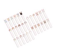 Abaodam 60pcs Marque-pages Lapin Dessin Animé en Papier, Accessoires de Lecture Multifonctions pour Étudiants et Lecteurs, Présent Motifs Cartoon Adorables
