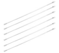 Abaodam 6pcs Tige D'inclinaison en Acrylique pour Stores Verticaux Crochets de Connexion, Facile à Assortir pour Ouverture et Fermeture des Lames