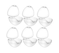 Abaodam 6Pièces Boîte de Rangement pour Tétines Étui Portable Antipoussière Pratique pour Sucettes de Rangement Sécurisé et Facile à Transporter