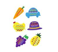 Abaodam 6pièces Jouets Éducatifs Tissu Non Tissé Pour Garçon Fille Kits De Tissage Diy Matériel Fait Main Pour Développement Coordination Et Intelligence