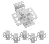 Abaodam 6pièces Lot de Clips de Support Évier sous Plan Métal Fixations Robustesse pour Évier de Cuisine et Vasque de Salle de Bain Kit de Fixation Polyvalent pour Installation Fiable