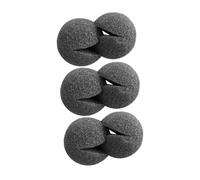 Abaodam 6pièces Nez De Clown Noir Mousse Accessoires De Carnaval pour Déguisement Cosplay Parfaits pour Halloween Et Familiales