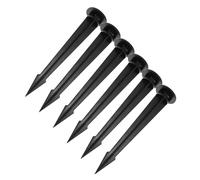 Abaodam 6pièces Piquets Plastique De Remplacement pour Éclairage LED Allée Jardin Et Terrasse Lot