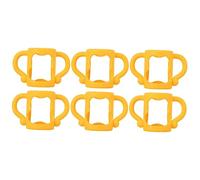 Abaodam 6pièces Poignée Silicone Pour Biberon Accessoire Anti-fuite Facile à Installer Nettoyer Flexible Et Résistant Convient Plupart Des Biberons