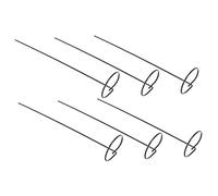 Abaodam 6pièces Support à Plantes Spirale Tige De Support pour Plantes Et Fleurs Échafaudage pour