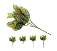Abaodam 7- Guirlande De Feuilles Et De Tiges De Plantes Artificielles Pour Décoration De Jardin Sans Entretien