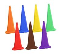 Abaodam 7 Pièces Bonnet De Noel Nain Chapeau d'hiver De GNOME Chapeau De Noël Costume De Nain Bouchon Tête Accessoires De Costumes De Nains Nains Déguisement De Cosplay d'halloween Coton