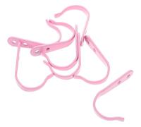 Abaodam 8 Crochets Muraux Mural avec 16 Vis pour Vêtements et Chapeaux Rose Design Élégant et Léger, pour Bureaux et Salons