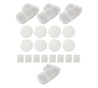 Abaodam 8 Ensembles Pet Fountain Filter Replacement for Cats Multilayer Filtration for Fresh Water Quiet Performance Compatibility Easy Maintenance