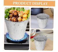 Abaodam 8 pièces Aluminium Bucket Liners Deepened Grease Catcher for Camping Outdoor Food Storage and Oil Collection