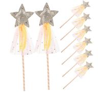Abaodam 8 pièces Baguettes Pailletées pour Filles Baguettes Légères et Solides pour Jeux Imagination Fêtes Anniversaire et Spectacles de Déguisement