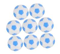 Abaodam 8 pièces Balles de Football de Table Miniatures Plastique et Blanc Accessoires de Remplacement pour Football de Table Adulte Adaptées Plupart Standards