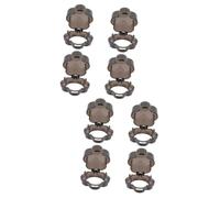 Abaodam 8 Pièces Couvercle De Protection Contre Les Gaz Brûleur à Gaz Couvre-boutons De Four à L'épreuve Des Enfants Plastique Poêles à Gaz Résistance Aux Hautes Températures De Bébé