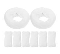 Abaodam 8 Pièces Mastic D’étanchéité Blanc en Argile pour Réparations | Souple, Résistant à Chaleur, Comble les Joints, Adhère au Métal, Pvc, Béton, Bois