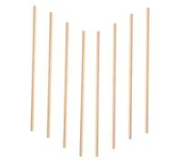 Abaodam 8 Pièces Miniature Dollhouse Wood Trim Flexible Wooden Wall Borders for DIY Tiny House Baseboard and Craft Accessories