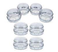 Abaodam 8 Pièces Protège-boutons Cuisinière Gaz Protections Boutons Cuisinière Gaz Anti-garçon Fille Housse Protection Plaque Verrou Bouton