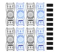 Abaodam 8 Pièces Swim Goggle Buckle Replacement Clips Quick-release Strap Fastener For Swimming Goggles Spare Parts Compatible With Models