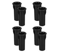 Abaodam 8 Pièces Tube Évent Bass-Reflex Noir pour Caisson de Basses, Plastique Solide, Ouverture 35mm, Longueur 80mm, Améliore Les Basses pour Home Cinéma