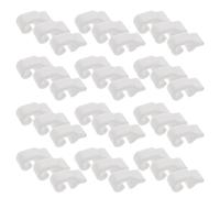 Abaodam 80 Pièces Clips de Fixation pour Portes de Cages et Étagères Connecteurs Modulaires pour Cages Animaux Armoires et Rangement Attaches Démontables Résistantes et Discrètes