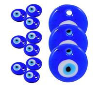 Abaodam 84 Pièces Pendentif Œil Maléfique Bleu en Verre Design Vif pour Bijoux Diy, Ornement Décoratif pour Création Artisanale
