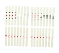 Abaodam 88pièces Accessoires De Mahjong Chinois Bâtons De Comptage Mise pour Jeux Et Compétitions Ensemble Complet pour Amateurs Et Salons De Mahjong