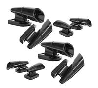 Abaodam 8Pcs Deer Whistle Warning Device Dispositif De Sifflet D'Avertissement Sifflets De Cerf Avertissement Safety Warning Device Deer Collision Prevention Gadget Abs Black