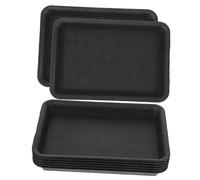 Abaodam 8pièces Bacs à Plantes Plastique Soucoupes pour Plantes Intérieur Plateaux pour Pots De Fleurs