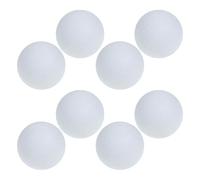 Abaodam 8pièces Balles de Football de Table Plastique pour Mini Babyfoot Ballons de Remplacement Silencieux et Durables pour Jeux de Table Familiaux