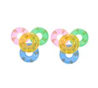 Abaodam 8pièces Bouée De Natation Gonflable Mini pour Accessoires De Photographie pour Piscine Plage Fête Été Flotteurs Attrayants