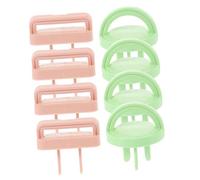 Abaodam 8pièces Cache-prises de Sécurité pour Garçon Fille Protection les Risques Électrocution Lot de Cache-prises pour Prises Domestiques Couleur Aléatoire
