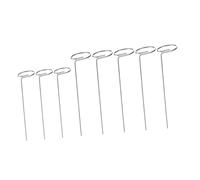 Abaodam 8pièces Lot de Tuteurs De Support pour Plantes Grimpantes Fer Séparateurs Ouverts pour Tiges Fragiles Supports Pratiques pour Jardin Et Intérieur Piquets Durables pour Plantes à Ti