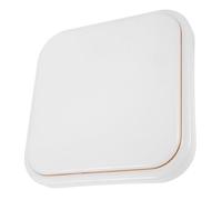 Abaodam Abat-jour Carré Blanc en Plastique pour Lampes de Plafond Moderne et Élégant Large Portée D'éclairage, pour Chambre, la Cuisine et Balcon