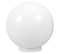 Abaodam Abat-jour Sphérique en Acrylique Blanc, Étanche et Léger, Couvercle de Globe pour Lampe Extérieure, pour Décoration de Patio et Protection de Plafonnier