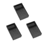 Abaodam Accessoire de Calligraphie Portable 3 Pièces pour Étudiants Plaque D'encre Double Face en Plastique Noir Léger et Résistant, Présent