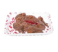 Abaodam Accessoire de Farce Halloween Réaliste - Boîte Repas Horrifique Tache de Sang - Effet Plateau Effrayant - Accessoire de Simulation pour Fête Déguisée et Maison Hantée - Décoration