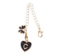 Abaodam Accessoire de Tasse Élégant avec Charms Forme de Lettre Charm de Cœur pour Tasse Moderne pour Identifier Décorer Vos Bouteilles Tasses