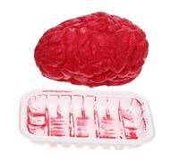Abaodam Accessoire Halloween Corps Faux Cerveau Cœur Sanglant Décor Effrayant pour Fête Horreur Ambiance Réaliste