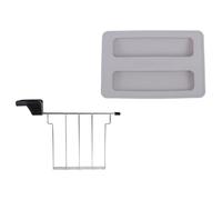 Abaodam Accessoire pour Machine à 1 Set Porte-tranches en Acier Inoxydable et Poignée Résistante la Chaleur, pour Toaster et Préparer des Sandwichs