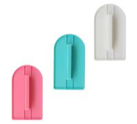 Abaodam Accessoires de Bricolage 3pcs Presseur Plastique Léger pour Point de Croix, Outil Facile à Transporter Ranger, pour Fixer les Images de Diamant