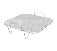 Abaodam Accessoires Friteuse à Air Chaud Support Cuisson Acier Inoxydable Panier Vapeur Grille pour Barbecue et Four